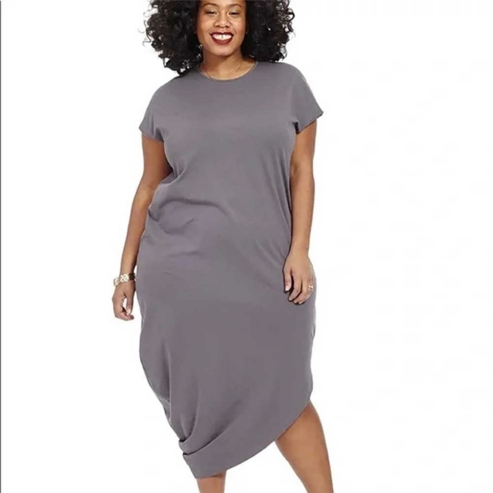 Universal Standard Grey iconic Geneva dress